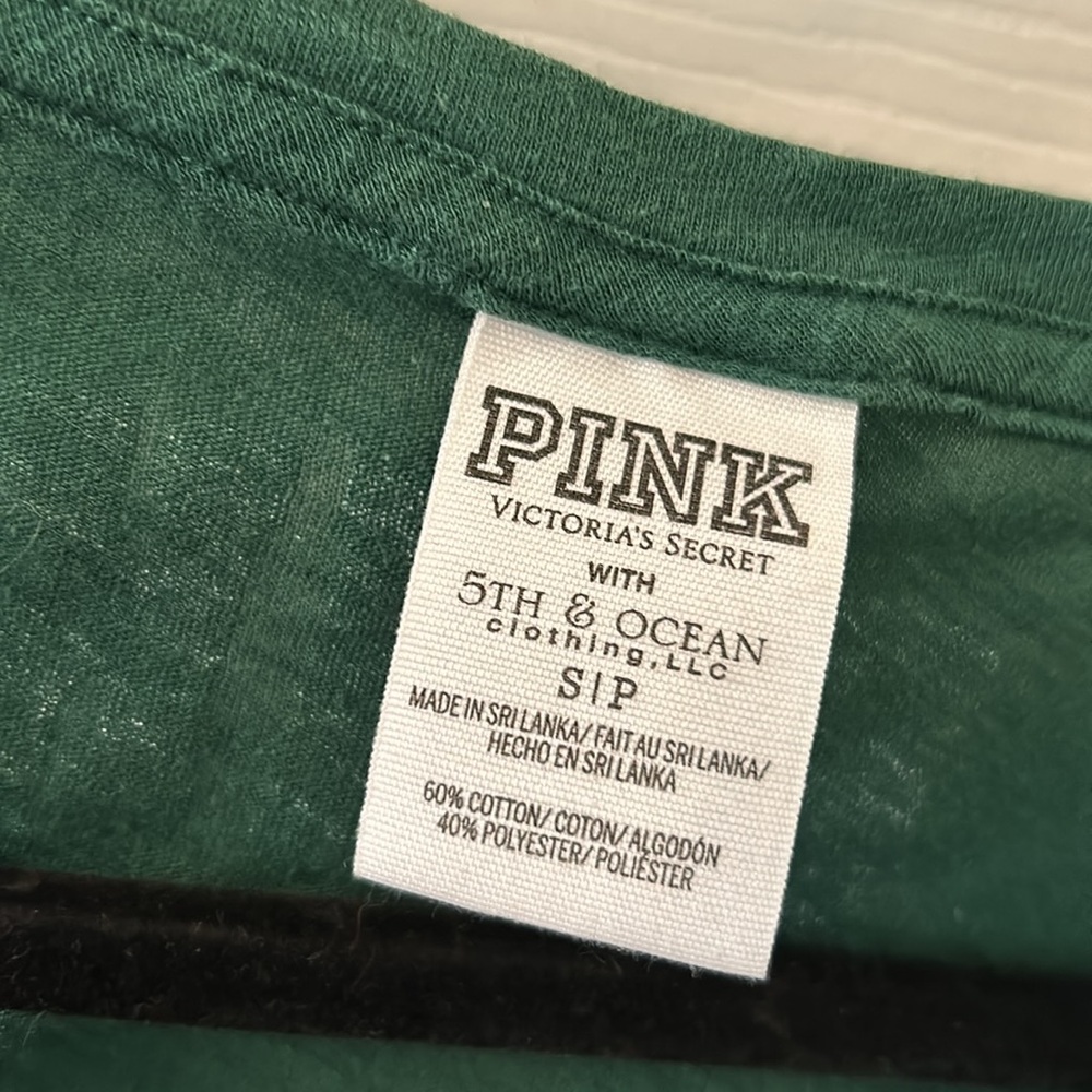 Rare Colorado State Rams PINK Victoria’s Secret Collegiate football shirt SMALL - Picture 8 of 16